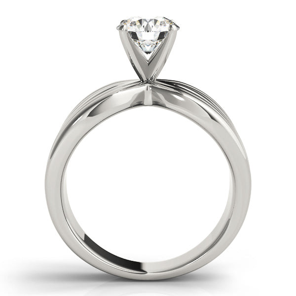 Contemporary Solitaire Engagement Ring