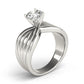 Contemporary Solitaire Engagement Ring