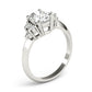 Solitaire Plus Cluster Engagement Ring