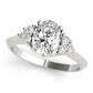 Solitaire Plus Cluster Engagement Ring