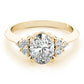 Solitaire Plus Cluster Engagement Ring