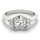 Solitaire Plus Cluster Engagement Ring