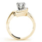 Single Row Prong Set Engagement Ring