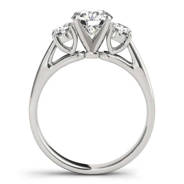 ENGAGEMENT RINGS 3 STONE ROUND
