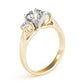 ENGAGEMENT RINGS 3 STONE ROUND