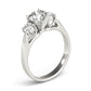 ENGAGEMENT RINGS 3 STONE ROUND
