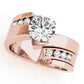 Bypass Channel Set Engagement Rings