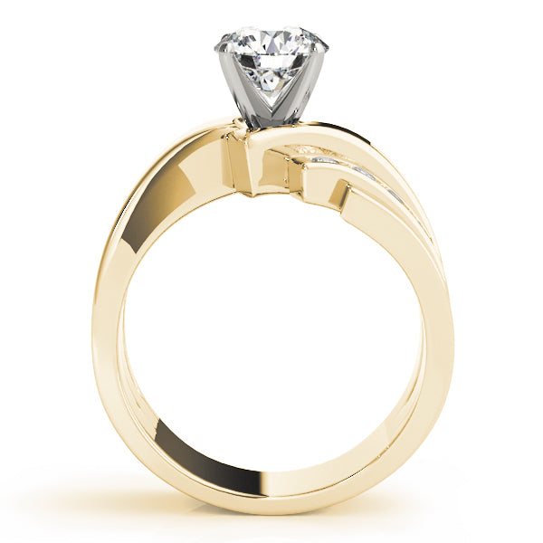 Bypass Channel Set Engagement Rings
