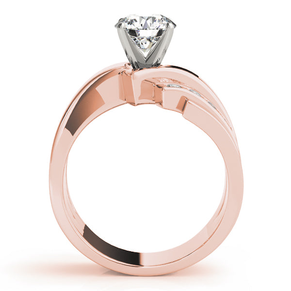 Bypass Channel Set Engagement Rings