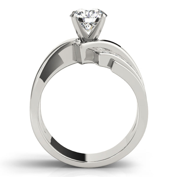 Bypass Channel Set Engagement Rings