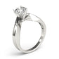 V-Shape Split Solitaire Engagement Ring