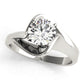 Solitaire Twisted Engagement Rings