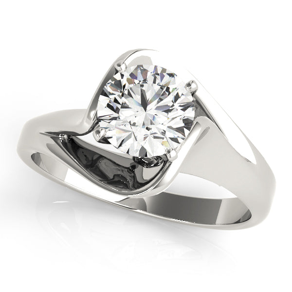 Solitaire Twisted Engagement Rings
