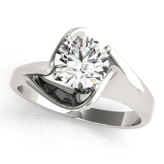 Solitaire Twisted Engagement Rings