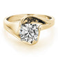 Solitaire Twisted Engagement Rings