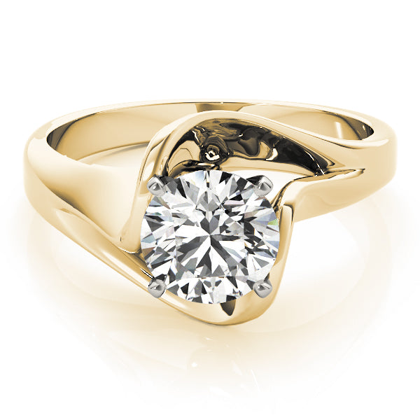 Solitaire Twisted Engagement Rings