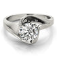 Solitaire Twisted Engagement Rings