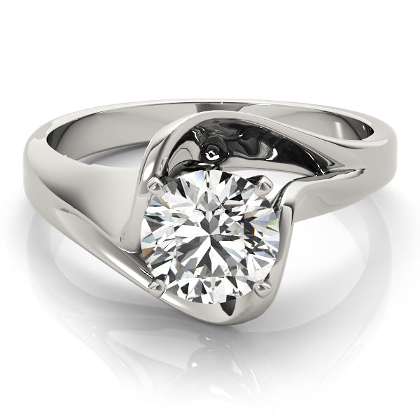 Solitaire Twisted Engagement Rings