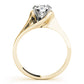 Solitaire Twisted Engagement Rings