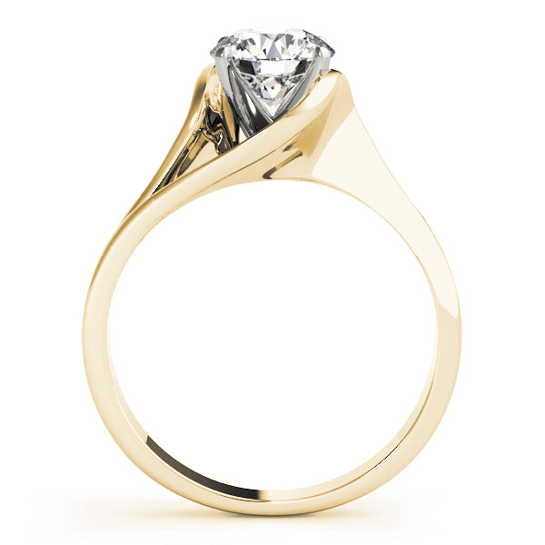 Solitaire Twisted Engagement Rings