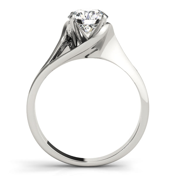 Solitaire Twisted Engagement Rings