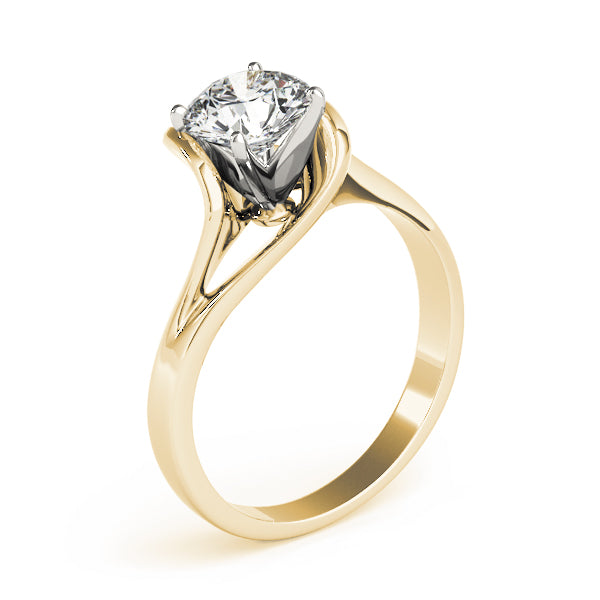 Solitaire Twisted Engagement Rings