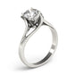 Solitaire Twisted Engagement Rings