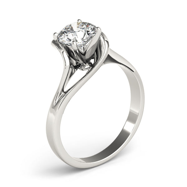 Solitaire Twisted Engagement Rings