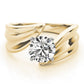 Bypass Solitaire Engagement Ring