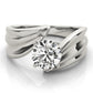 Bypass Solitaire Engagement Ring