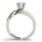 Bypass Solitaire Engagement Ring