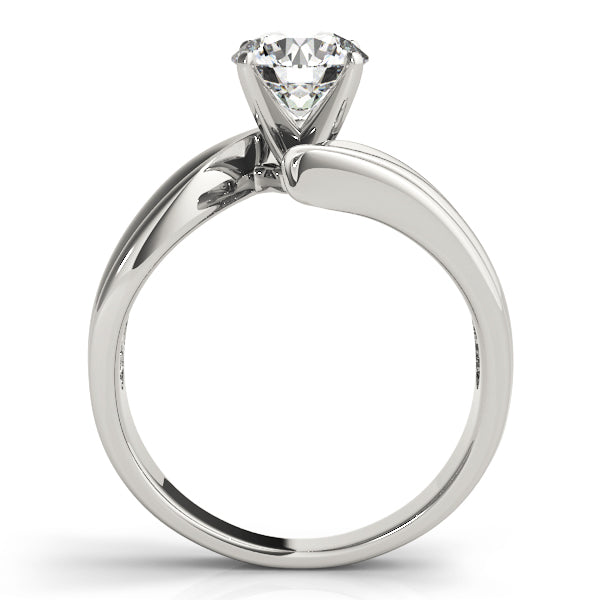 Bypass Solitaire Engagement Ring