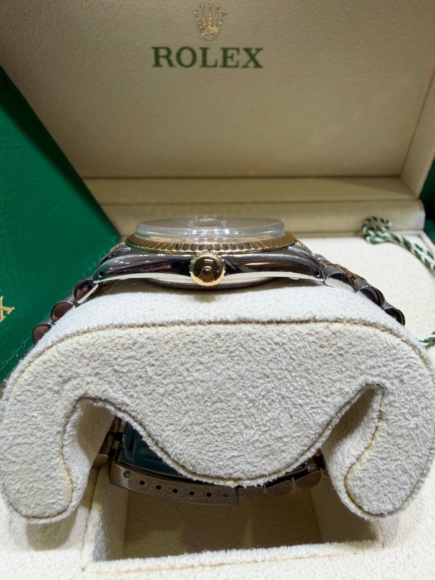 Rolex Watch For Men 1601 | 36MM | 18k Fluted Bezel | Silver Dial | Jubilee Band