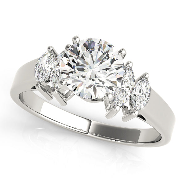 Fancy Shape Marquise Engagement Ring