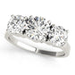 3-Stone Round Engagement Ring