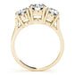 3-Stone Round Engagement Ring