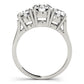 3-Stone Round Engagement Ring