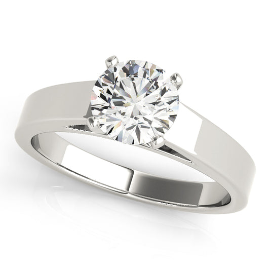 Solitaire Cathedral Engagement Ring