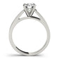 Solitaire Cathedral Engagement Ring