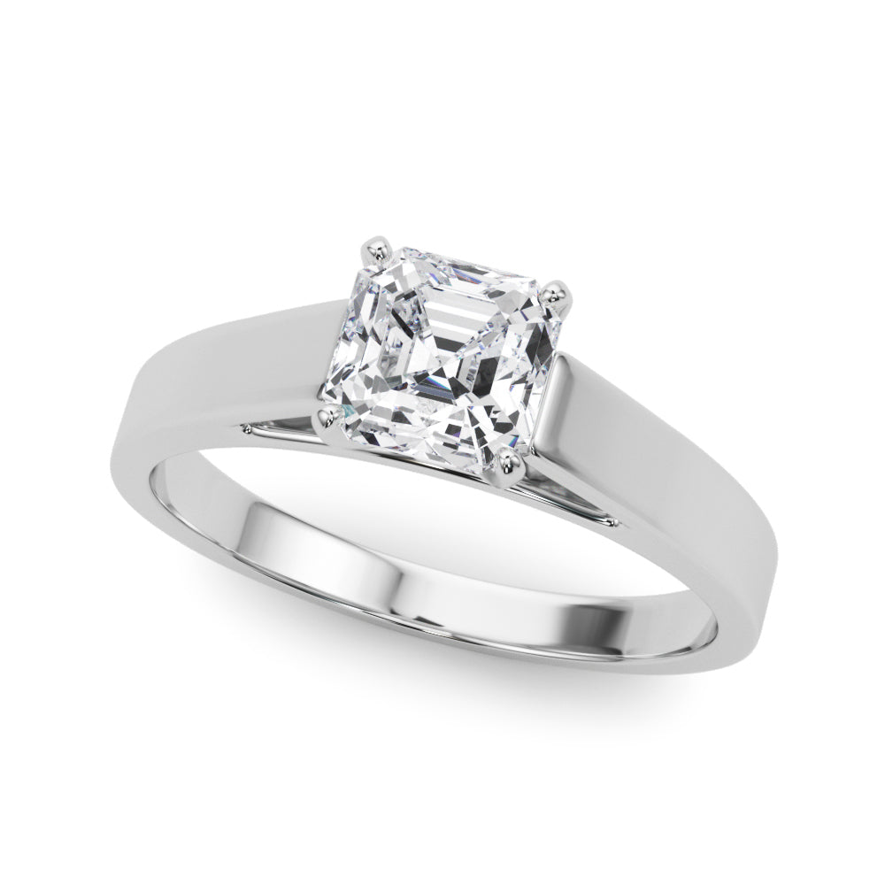 Cathedral Solitaire Engagement Ring