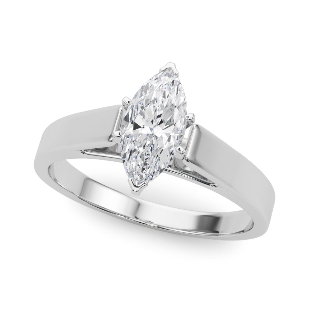 Cathedral Solitaire Engagement Ring