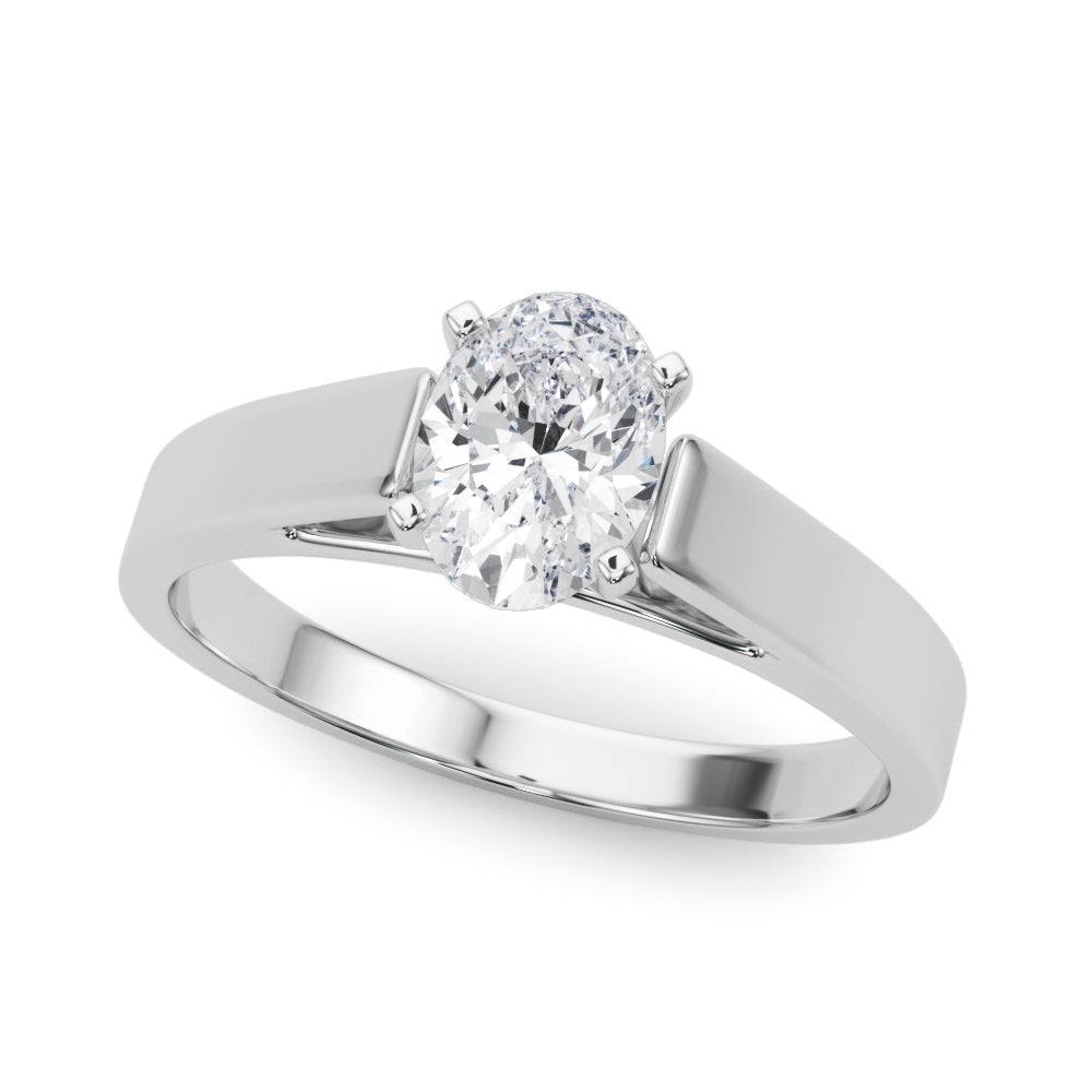 Cathedral Solitaire Engagement Ring