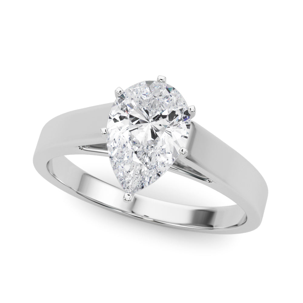 Cathedral Solitaire Engagement Ring