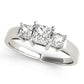 ENGAGEMENT RINGS 3 STONE PRINCESS