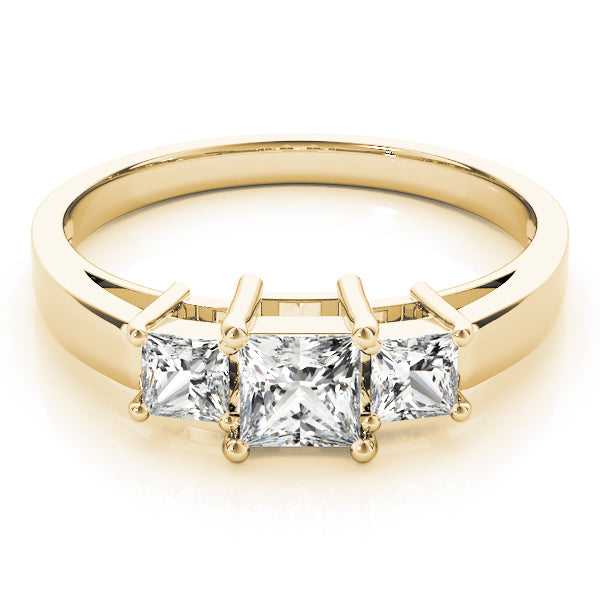 ENGAGEMENT RINGS 3 STONE PRINCESS