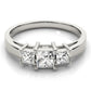 ENGAGEMENT RINGS 3 STONE PRINCESS