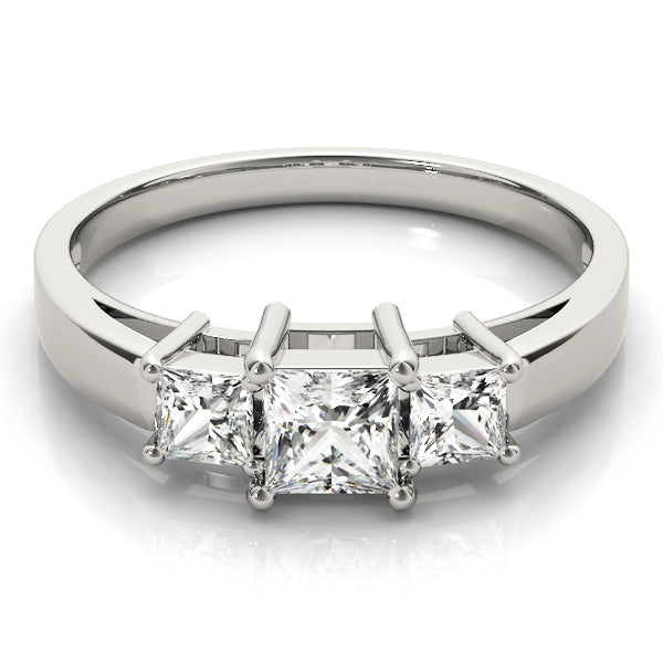 ENGAGEMENT RINGS 3 STONE PRINCESS