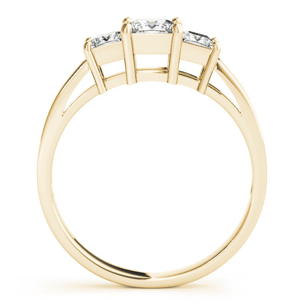 ENGAGEMENT RINGS 3 STONE PRINCESS