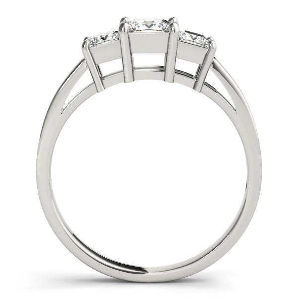 ENGAGEMENT RINGS 3 STONE PRINCESS