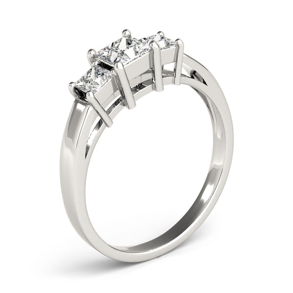 ENGAGEMENT RINGS 3 STONE PRINCESS